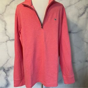Men’s Vineyard Vines Game Day Boston Red Sox Quarter Zip Sweatshirt NWT Size XL